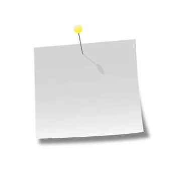 White note Illustrazione stock