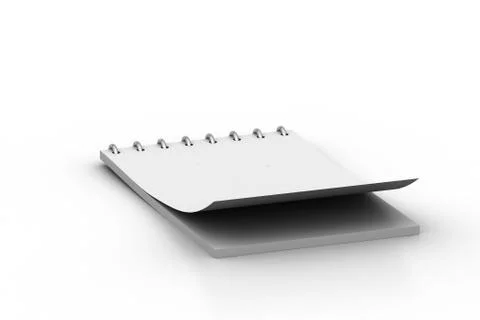 White note pad Free Stock Illustration