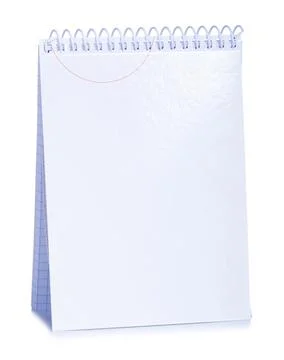 White notebook diary Stock Photos