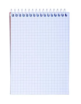 White notebook diary Stock Photos