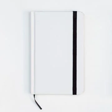 White notebook office Stock Photos