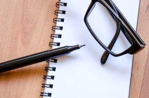 White notepad Stock Photos