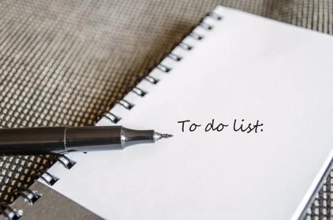 White notepad Stock Photos