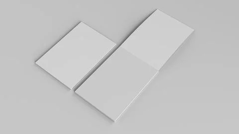 White notepad in scene Stock Illustration