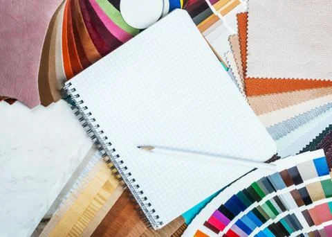White Notepad with space to write your text Stock Photos