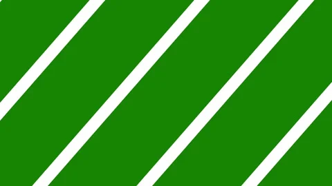 White Oblique Parallel Multiple Strips Wipe in and Out on Green Background 스톡 동영상 271172471