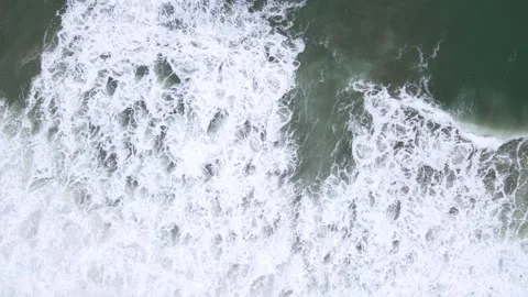 White Ocean Waves Stock Footage 332893016