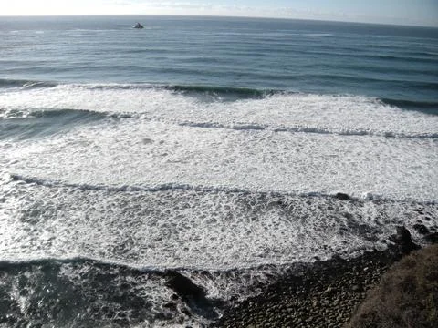 White Ocean waves 写真素材