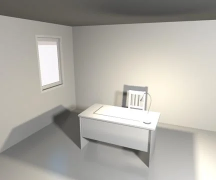 White office interior backdrop Stock Illustration