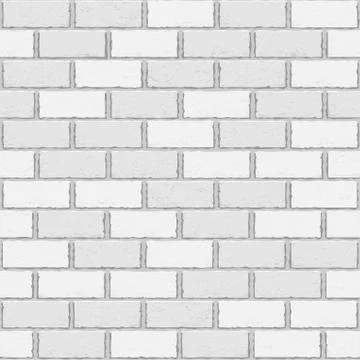 White old brick seamless Stock Illustration