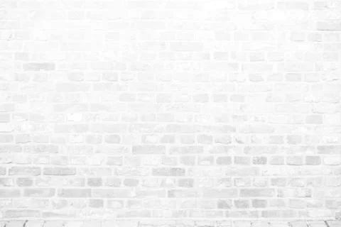 White Old Brick Wall Texture Background. Foto stock