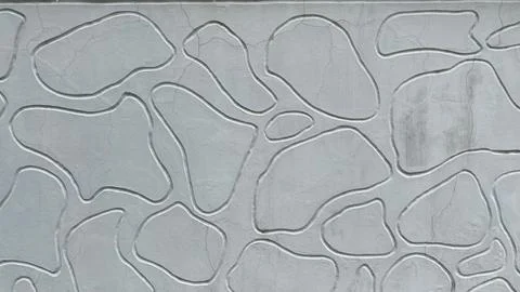 White old wall with cracks Stock Photos