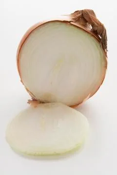 White onion sliced Stock Photos