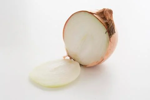 White onion sliced Stock Photos