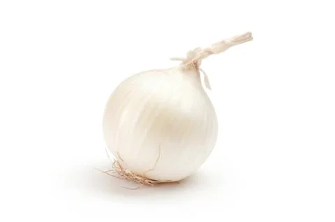 White onion on white background Stock Photos
