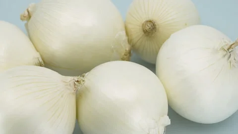 White Onions Stock Footage 169739463