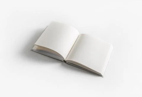 White opened book Stock Photos