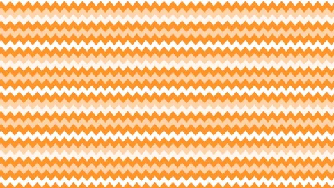 White orange zigzag pattern background loop moving left. Simple zig zag reg.. Stock Footage 247021287