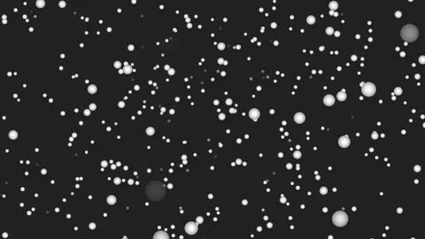 White orbs floating around in the air Stock Footage 268753129