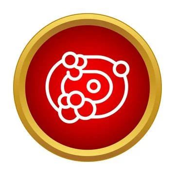White outline bar of soap with bubbles icon Stock Illustration