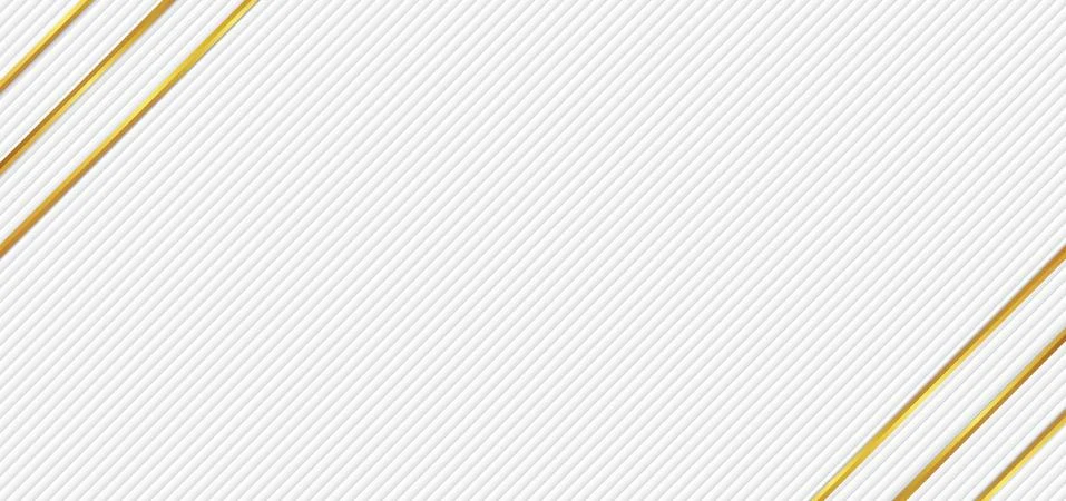 White overlap layer pattern background line gold corner frame Stock Illustration