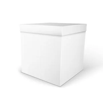 White package box Stock Illustration