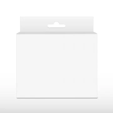 White package box Illustrazione stock