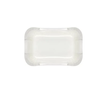 White package for cake. Open box Stock Photos