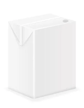 White package with juice vector illustration Stock Illustration