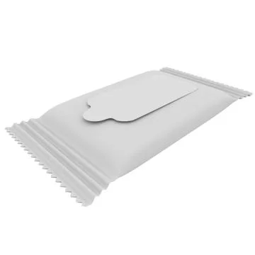 White package for napkins Stock Illustration