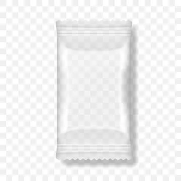 White Packaging For Snacks, Chips, Sugar, Spices, Or Other Food Stock Illustration