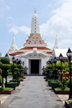 White pagoda. Stock Photos