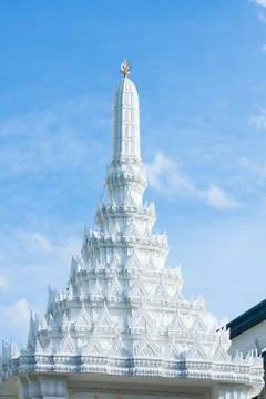 White pagoda. Stock Photos