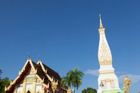 White pagoda Stock Photos