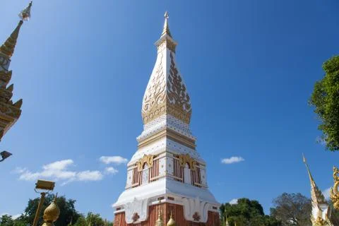 White pagoda Stock Photos