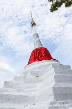 White pagoda Foto stock