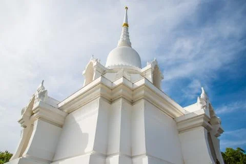 White Pagoda Foto stock