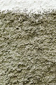 White paint. The ancient wall. Stock Photos