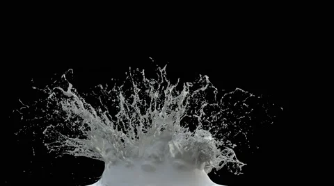 White paint frozen in time Stock Footage 66827363
