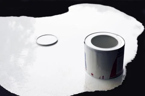 White paint Stock Photos