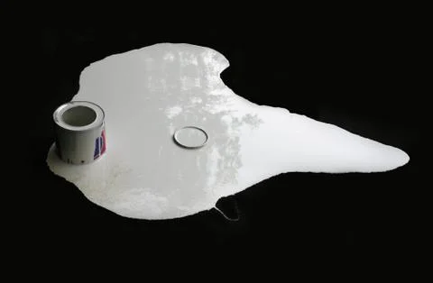 White paint Stock Photos