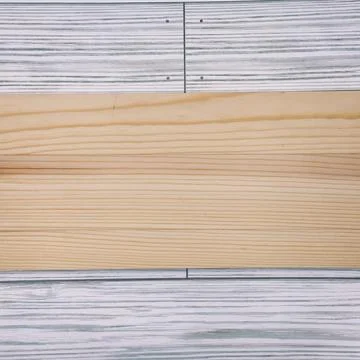White Painted and Plain Pine Wooden Background Stock-Fotos