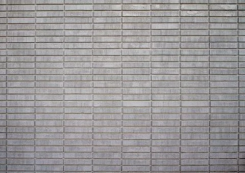 White painted bricks distant Stock Photos
