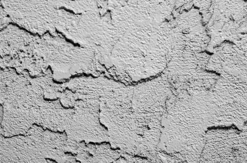 White painted wall texture. rough rocky cement. Foto stock