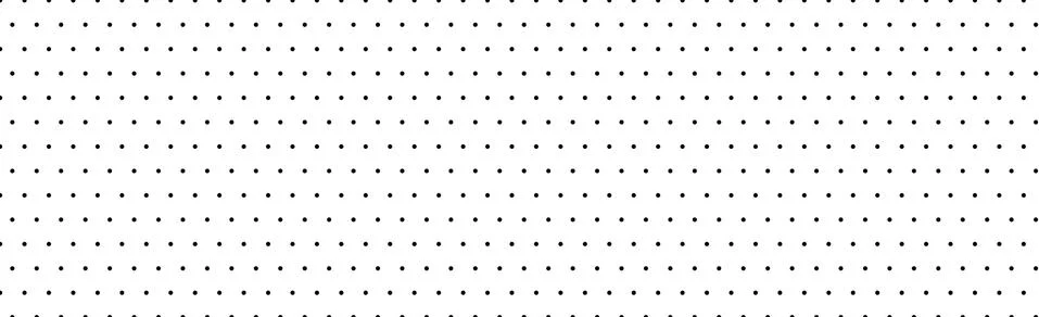 White panoramic pattern with black dots - Vector Stock Illustration