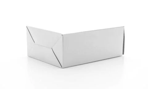 White paper box Stock Photos