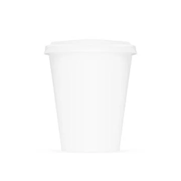 White Paper Coffee Cup Stock Illustration
