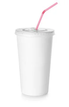 White paper cup Stock Photos