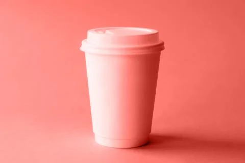White paper cup Stock Photos
