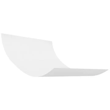 White paper flying in air, vector realistic paper sheet, clear page document Stock Illustration